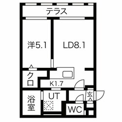 ブランシャール新さっぽろの物件間取画像